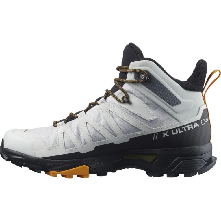 Botas Montaña Salomon X Ultra 4 Mid GTX Hombre Blancos Negros | MX LBFS824
